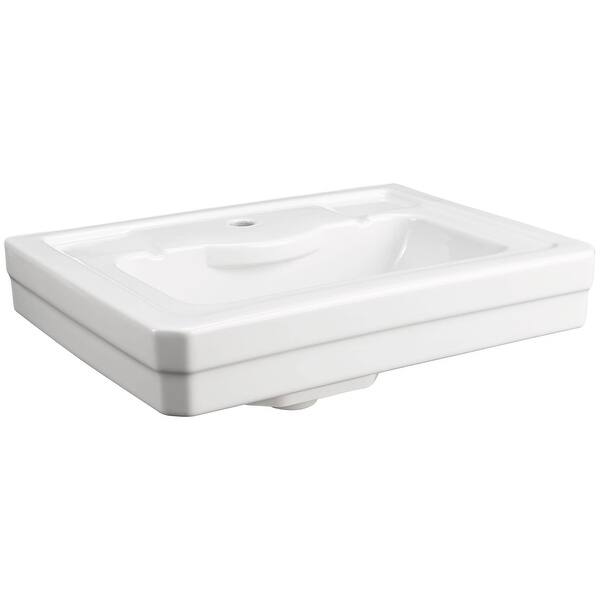 DXV Fitzgerald 24" Rectangular Fireclay Pedestal Bathroom Sink with Bed Bath & Beyond 38398902